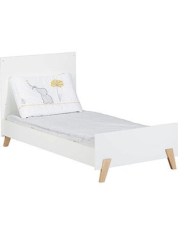 Cama convertible 140x70 - Little Big Bed sobre patas de madera - BABYPRICE