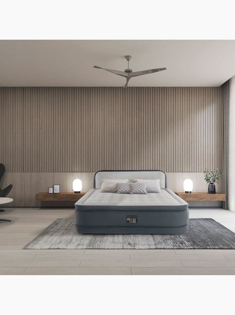 Cama de aire intex con cabecero dura-beam deluxe ultra plush queen Gris - Kiabi