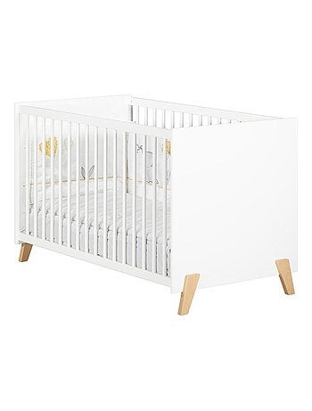 Cama de bebé de 120 x 60 sobre patas de madera - BABYPRICE