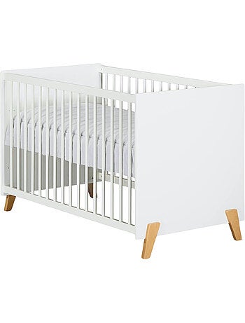 Cama de bebé de 120 x 60 sobre patas de madera - BABYPRICE