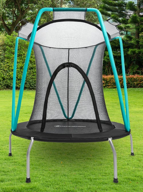 Cama elástica de jardín con red y cremallera 137cm HyperMotion - Kiabi