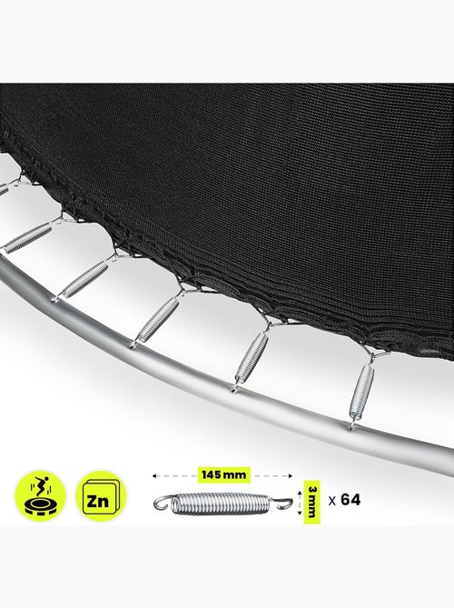 Cama elástica de jardín con red y escalera 366cm HyperMotion - Kiabi