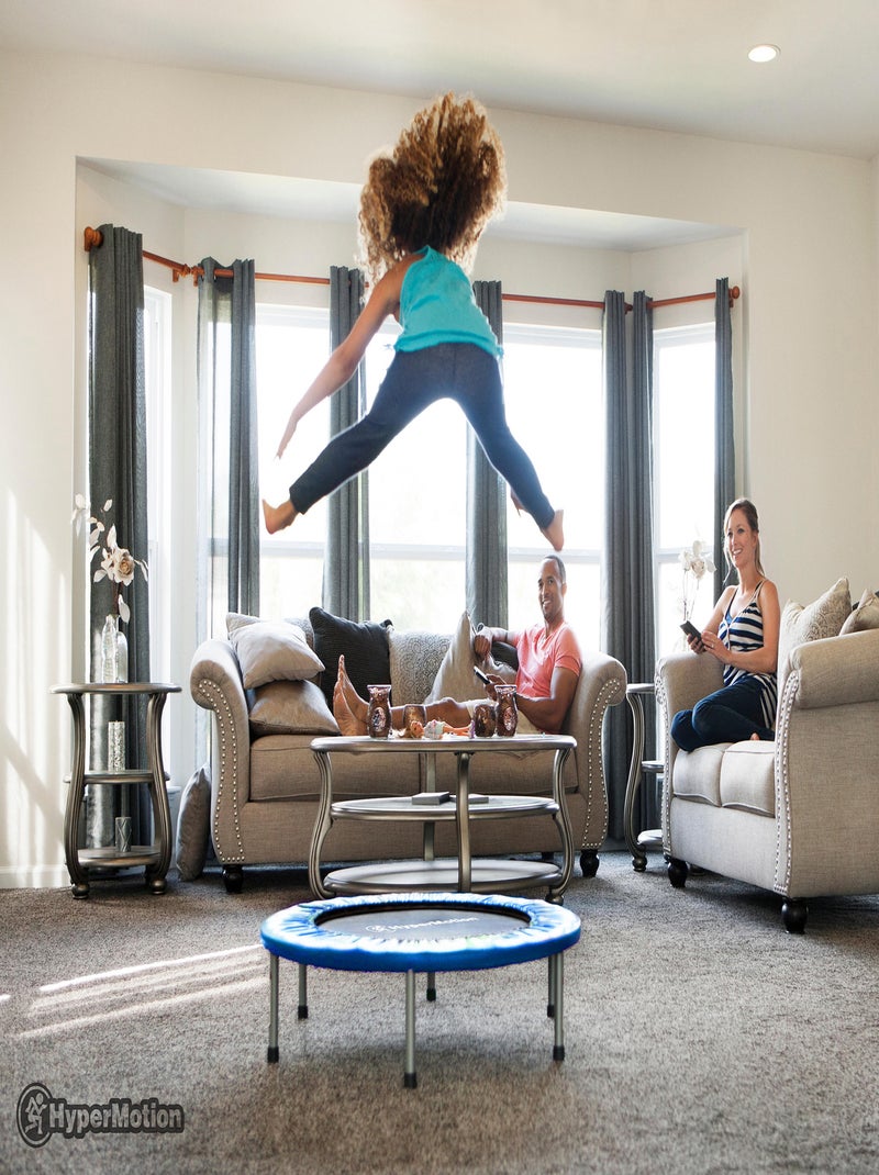 Cama elástica fitness plegable 91cm 36 muelles HyperMotion Azul - Kiabi