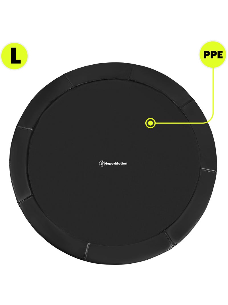 Cama Elástica Infantil 244cm con Red y Escalera- Segura y Resistente - Desde 3 años Negro - Kiabi