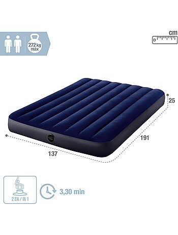 Cama hinchable dura-beam standard modelo classic downy intex