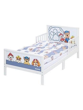 Cama infantil con barreras de seguridad y ropa de cama - ROBA 'Paw Patrol'