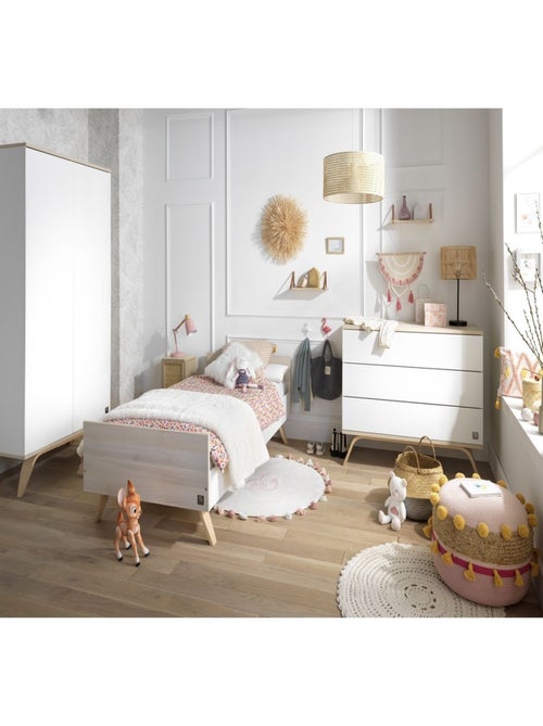 Cama juvenil 190x90cm en madera - SAUTHON - Kiabi