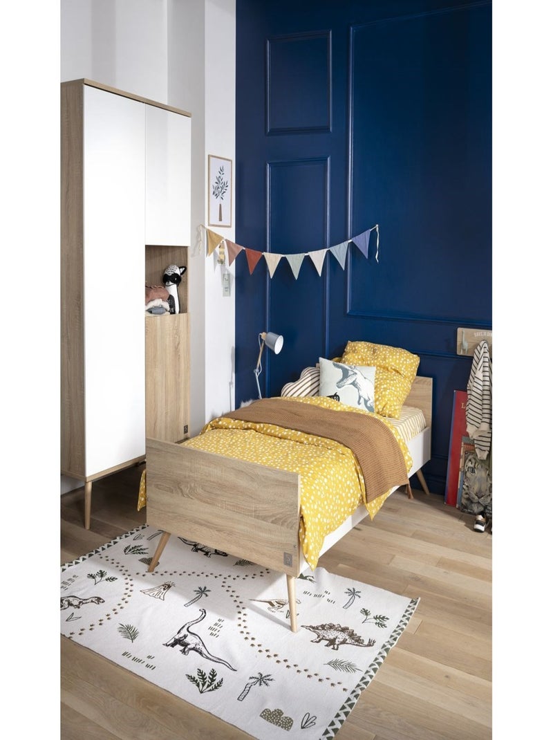 Cama juvenil 190x90cm en madera - SAUTHON Marrón - Kiabi