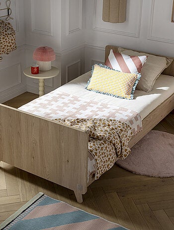 Cama juvenil 190x90cm en suave decoración de madera de - SAUTHON