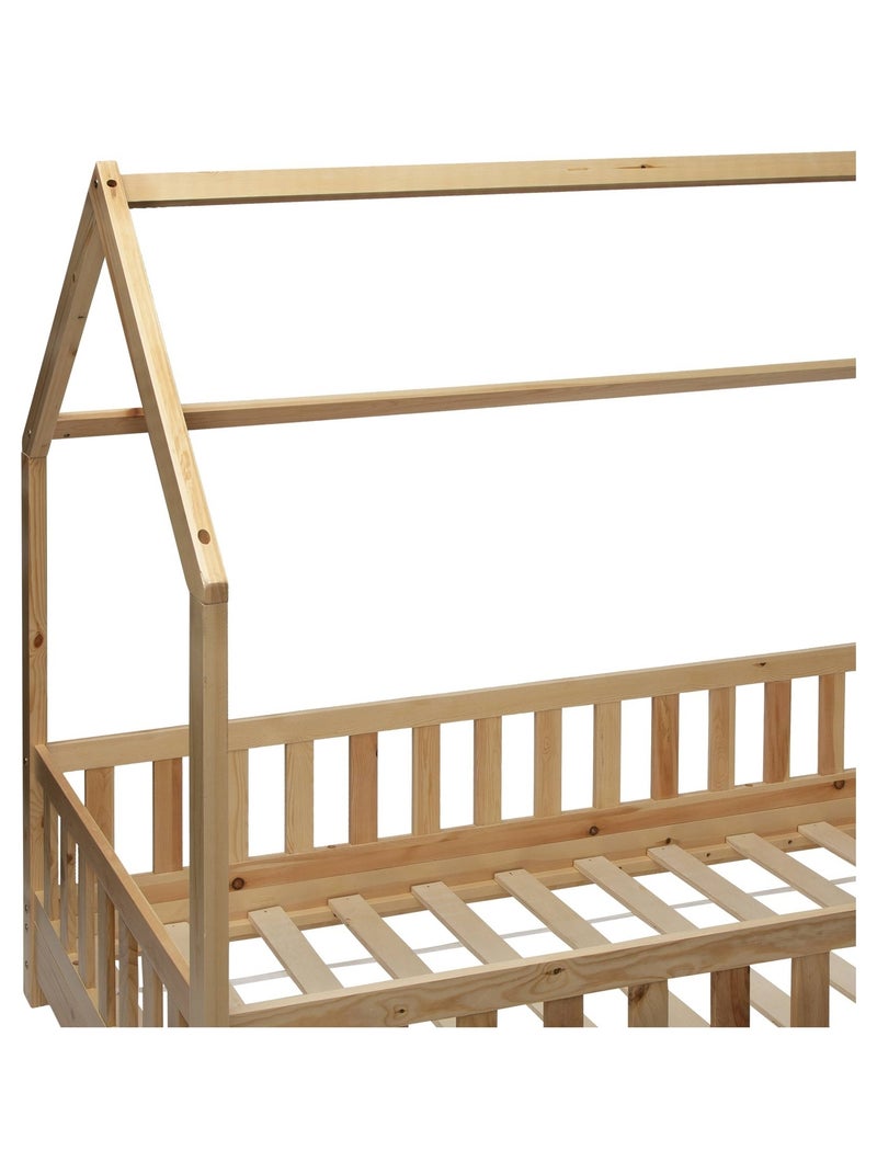 Cama para niños Madera natural - Kiabi