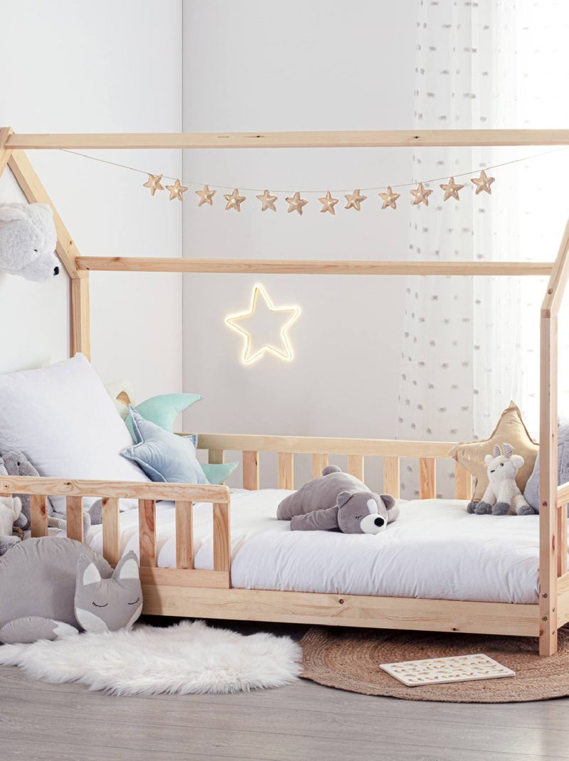 Cama para niños Madera natural - Kiabi