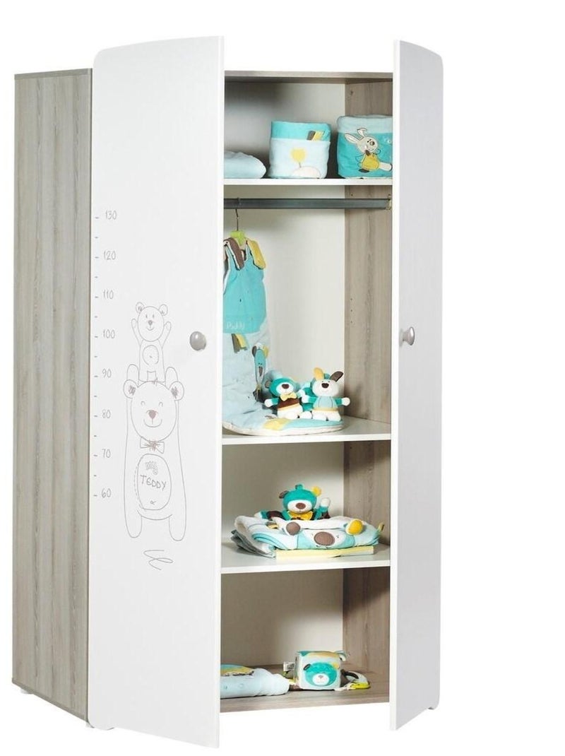 Cama trío de madera blanca, cómoda y - BABYPRICE Blanco - Kiabi