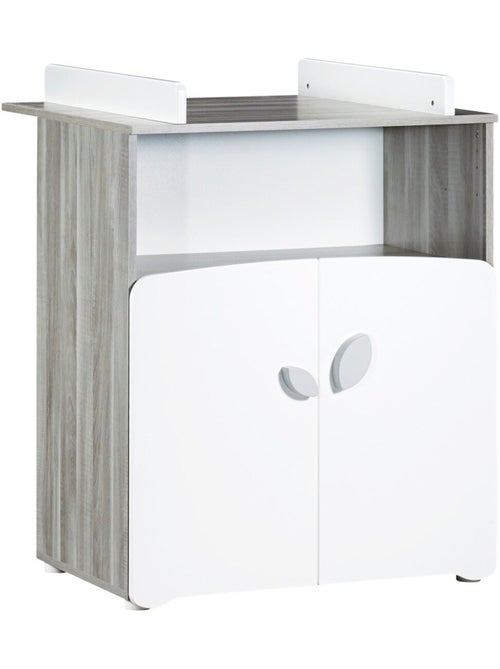 Cama trío y cambiador de madera - BABYPRICE - Kiabi