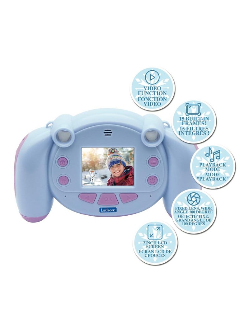 Cámara digital Frozen Starcam® con tarjeta SD Azul - Kiabi
