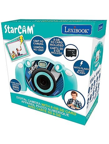 Cámara digital hd starcam® con tarjeta sd