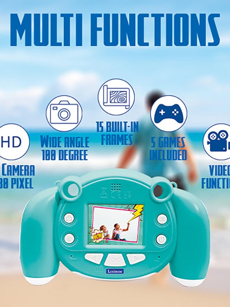 Cámara digital HD Starcam® con tarjeta SD Azul - Kiabi