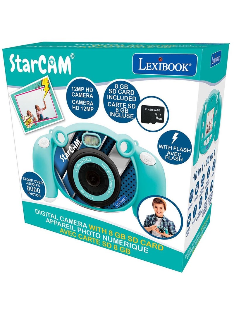 Cámara digital HD Starcam® con tarjeta SD Azul - Kiabi