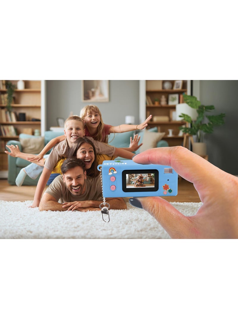Cámara digital miniatura llavero stitch con memoria flash integrada Azul - Kiabi