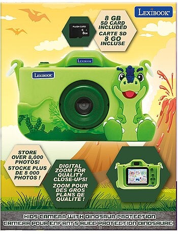 Cámara infantil con protección para dinosaurios