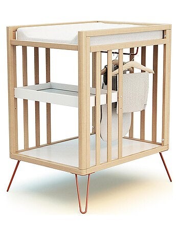 Cambiador bebé 2 estantes ONLY madera