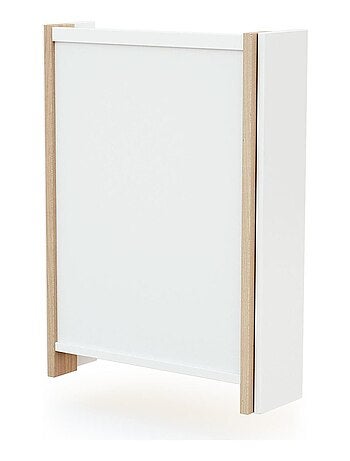 Cambiador bebé plegable pared con colchón EAZY madera