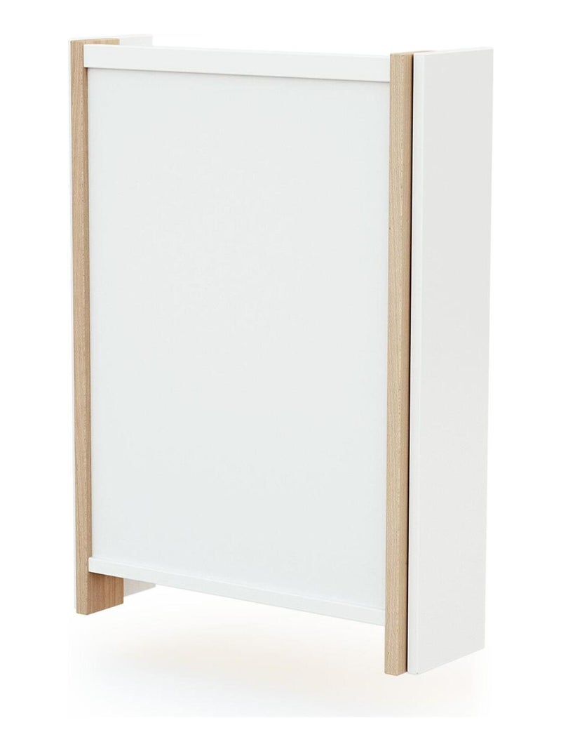 Cambiador bebé plegable pared con colchón EAZY madera Beige/Blanco - Kiabi