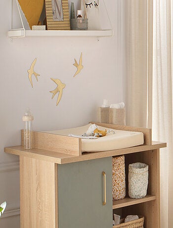 Cambiador con doble funda de gasa de algodón y - SAUTHON