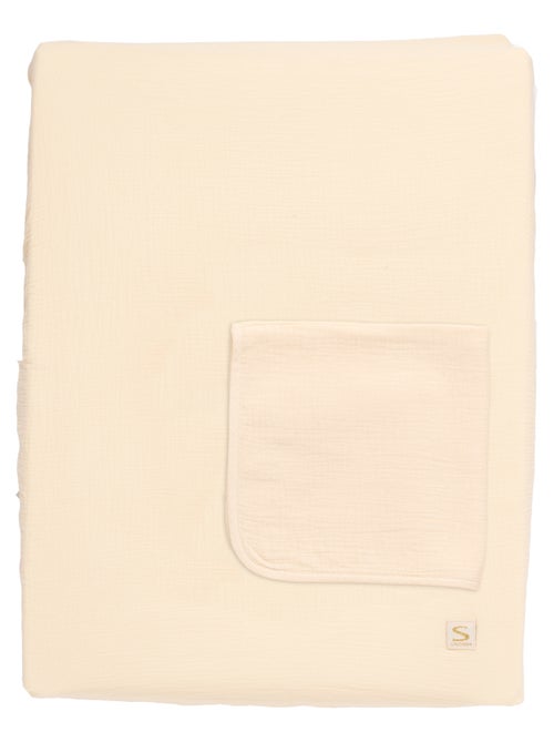 Cambiador con doble funda de gasa de algodón y - SAUTHON - Kiabi