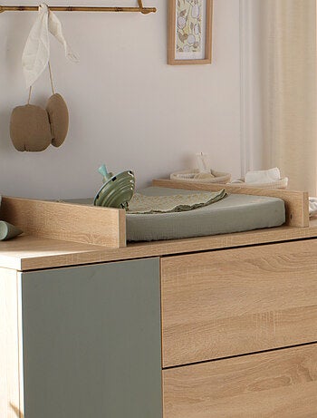 Cambiador con doble funda de gasa de algodón y - SAUTHON