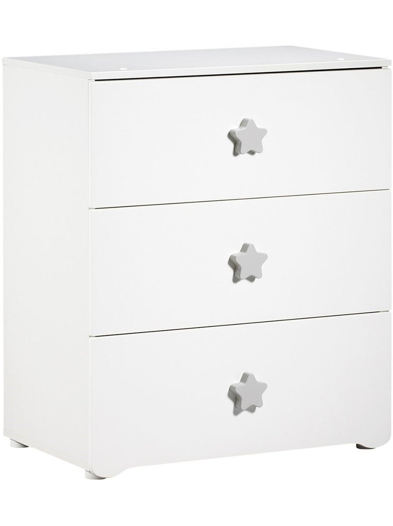 Cambiador de 3 - BABYPRICE Blanco Gris - Kiabi