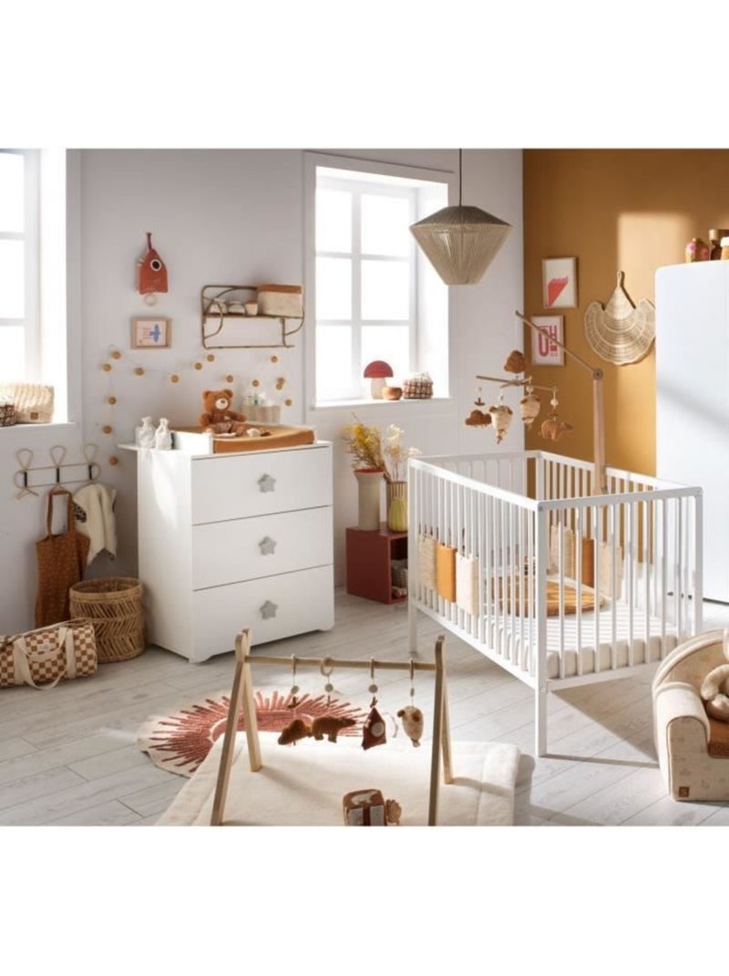 Cambiador de 3 - babyprice Blanco Gris - Kiabi