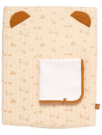 Cambiador de doble gasa de algodón y - SAUTHON