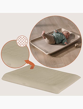 Cambiador de espuma LIONELO Megs - 70x50 cm - Impermeable