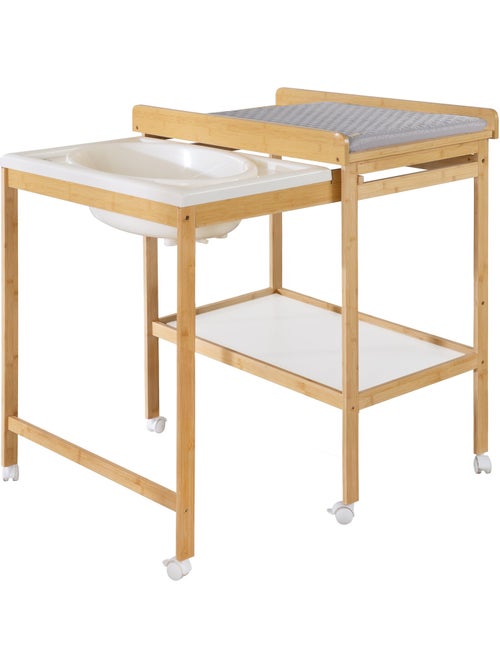 Cambiador extensible con bañera + Colchón cambiador “roba Style” – Bicolor - Kiabi