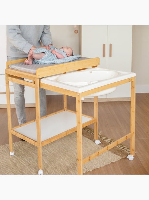 Cambiador extensible con bañera + Colchón cambiador “roba Style” – Bicolor - Kiabi