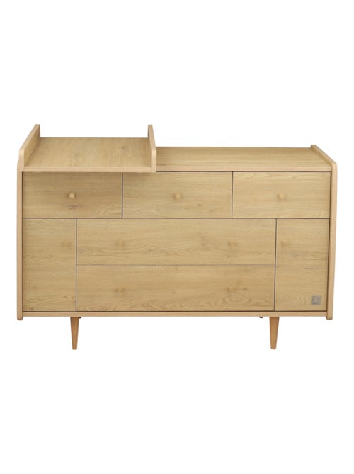Cambiador extraíble para cómoda XXL de 5 cajones, decoración roble - SAUTHON - Kiabi