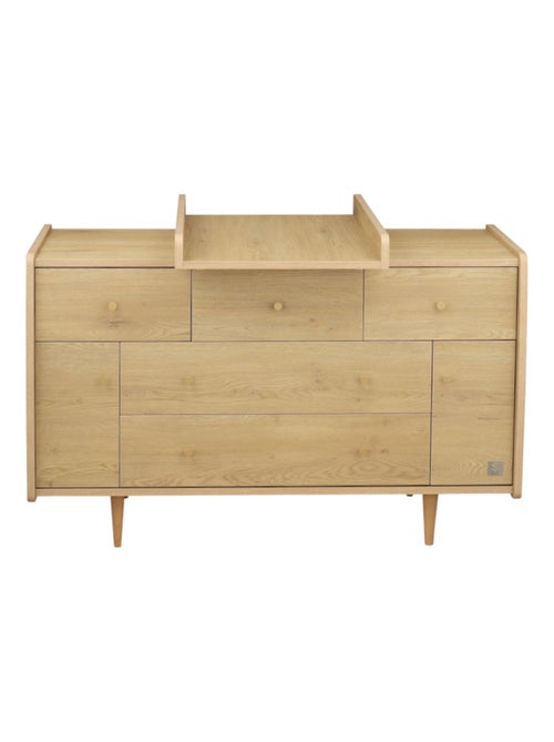 Cambiador extraíble para cómoda XXL de 5 cajones, decoración roble - SAUTHON - Kiabi