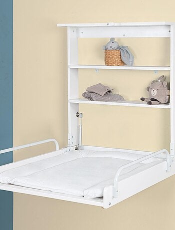 Cambiador mural abatible + colchón impermeable 'Roba'