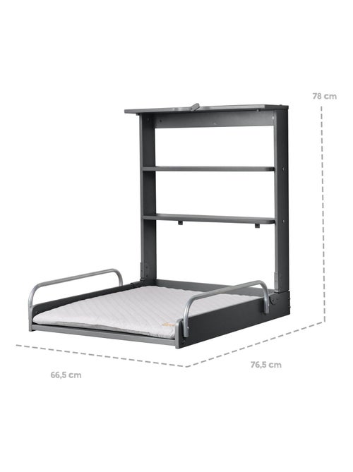Cambiador mural abatible + colchón repelente 'Roba Style' - Kiabi