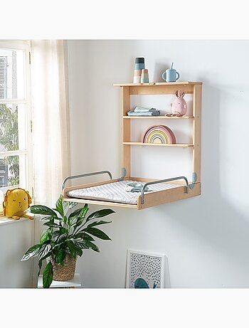 Cambiador mural abatible + colchón repelente 'Roba Style'