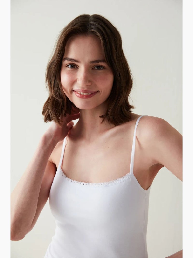Cami cup top penti Blanco - Kiabi