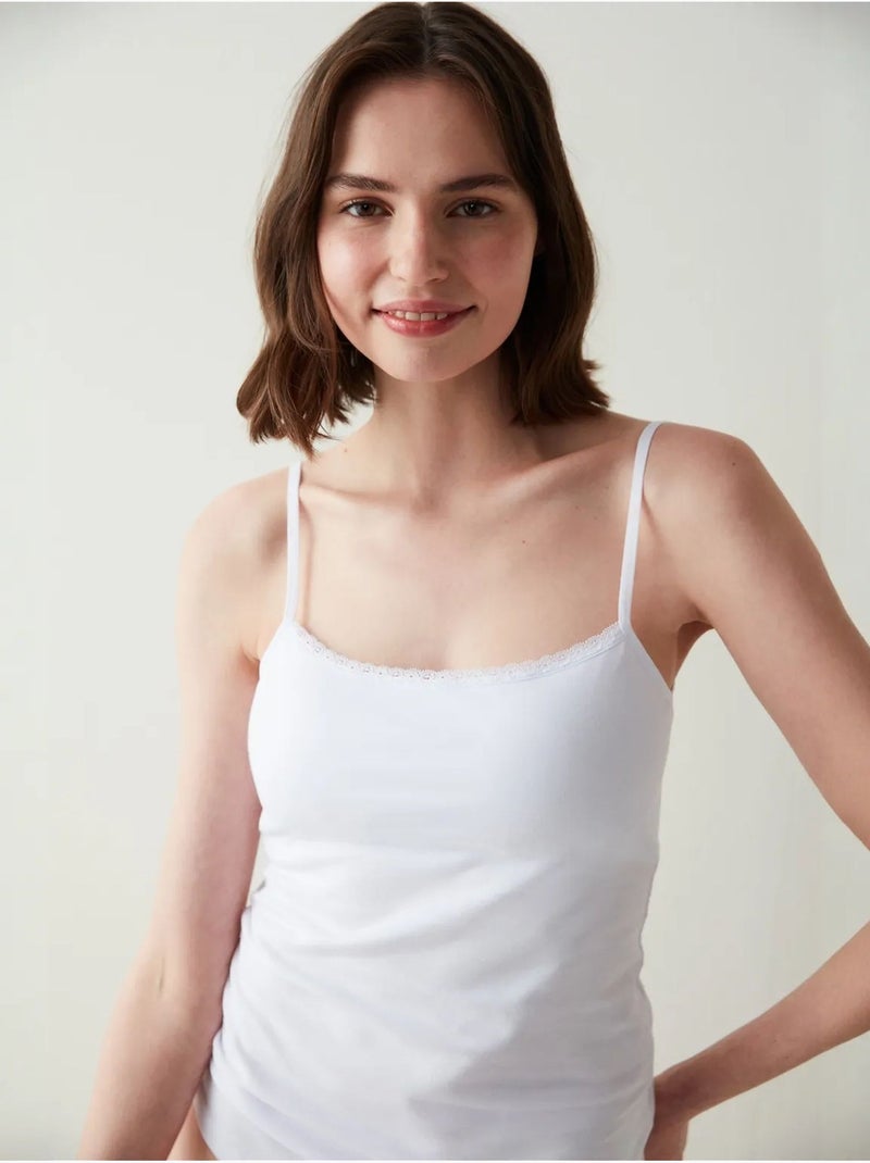 Cami cup top penti Blanco - Kiabi
