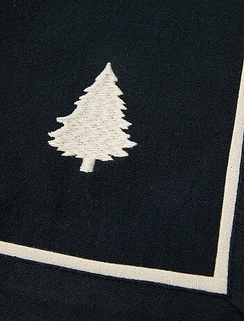 Camino de mesa estampado Navidad en algodón 36x180 cm