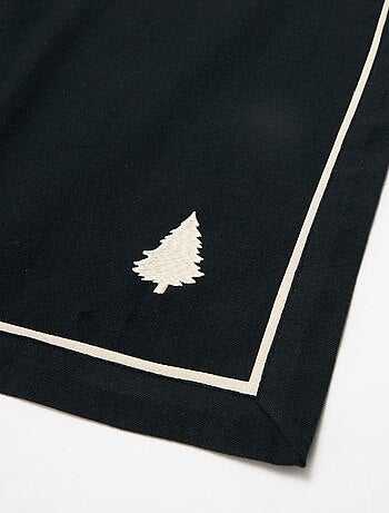 Camino de mesa estampado Navidad en algodón 36x180 cm