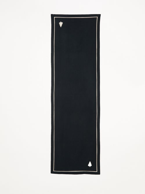 Camino de mesa estampado Navidad en algodón 36x180 cm - Kiabi