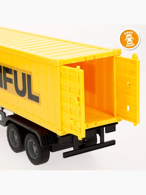 Camión contenedor fricción con luz y sonido speed & go - Kiabi