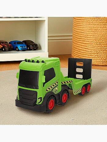 Camión de granja con tractor de juguete teamsterz