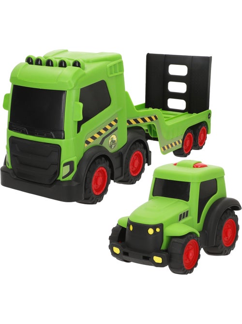 Camión de granja con tractor de juguete teamsterz - Kiabi
