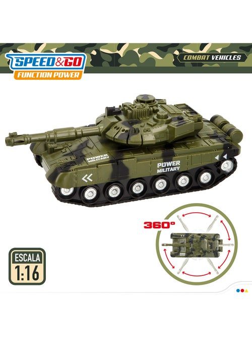 Camión de juguete portacoches militares con luz y sonido speed & go - Kiabi