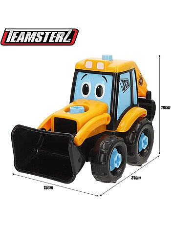Camión excavadora desmontable con destornillador eléctrico teamsterz